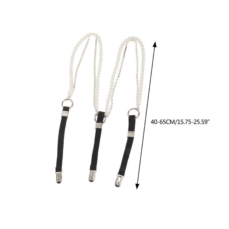 Suspensórios sexy pérolas suspensórios perfeitos para ocasiões casuais