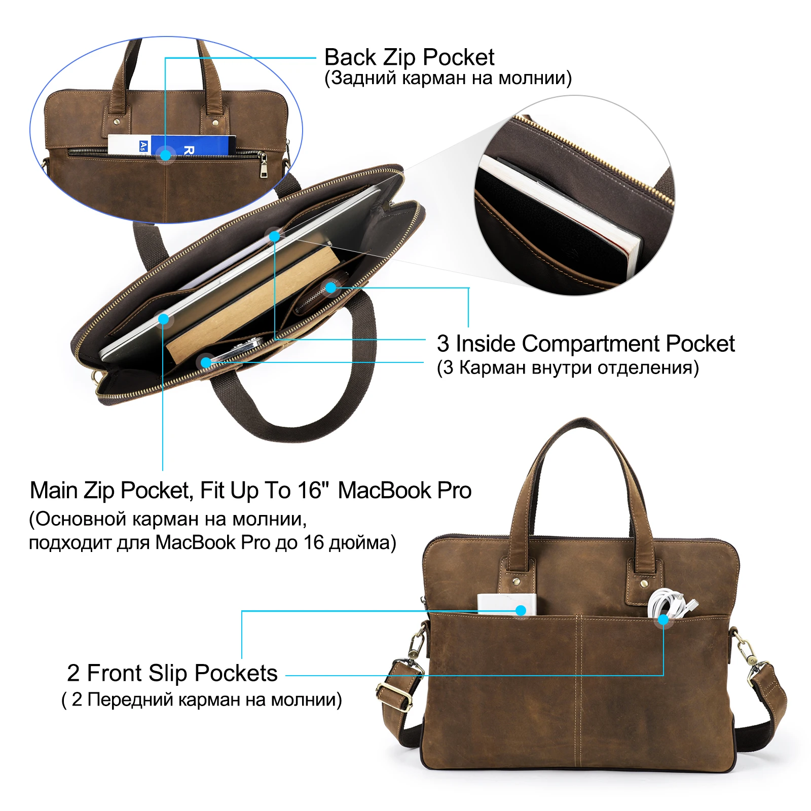 Retro Leder Laptop Tasche Mit Gurt Für Macbook M2 M1 Air 13 Pro 14 15 16 Zoll Fall Handtasche Männer business Schulter Crossbody-tasche