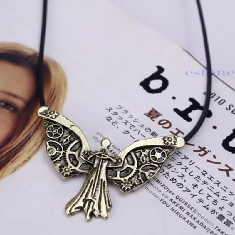 The Mortal Instruments City of Bones Tessa\'s Clockwork Angel Pendant Necklace