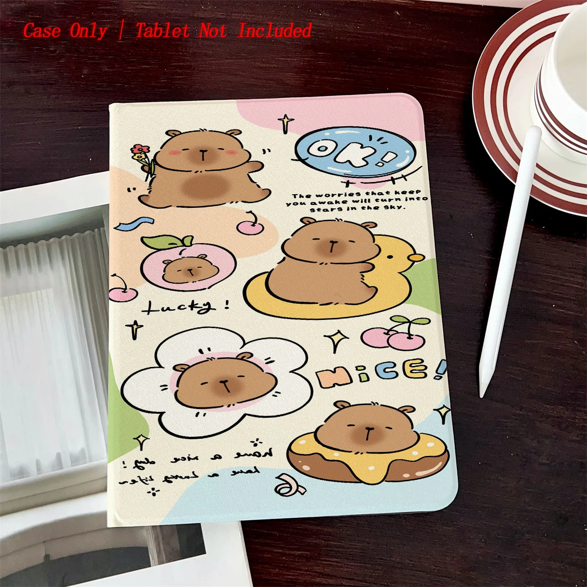 

Милый чехол с мультяшным принтом для iPad Pro 11 5-го поколения/Air 4, противоударный защитный чехол из ТПУ