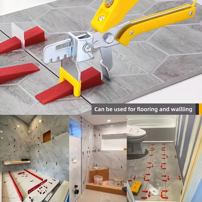 100 Stück 1–3 mm Fliesenabstandshalter, DIY-Fliesennivellierer und Abstandshalter für professionelle Fliesen- und Steininstallationen