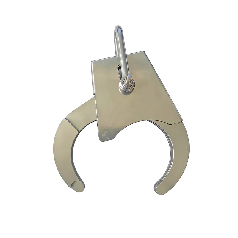 

1 шт. Самоблокирующийся крюк из нержавеющей стали для тяжелых условий эксплуатации с автоматическим отцеплением, грузоподъемность 400 кг, для сельскохозяйственных БПЛА, систем подъема/транспортировки