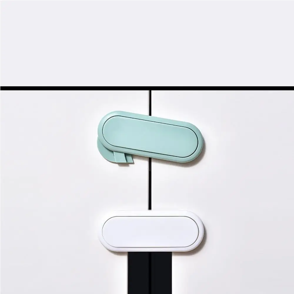 Children Security Protector Baby Safety Locks Plastic Solid Color Slot Locks Straps Protection Equipment Multipurpose