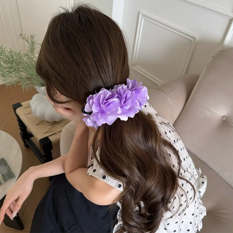 Blume Banane Clip Hochwertiges Temperament Hinterkopf Haarnadel Gerade Clip Meerjungfrau Form Haarnadel Haar Zubehör