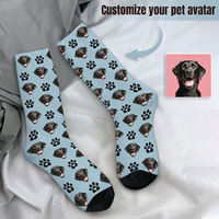 Customized face-shaped socks Unisex customized socks Personalized picture socks Photo socks Customized socks as gifts