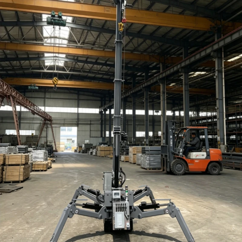 Customized Portable Spider Crane 8m Mini Remote Control 5 Ton Spider Crawler Crane Hot Sale Crawler Spider Crane