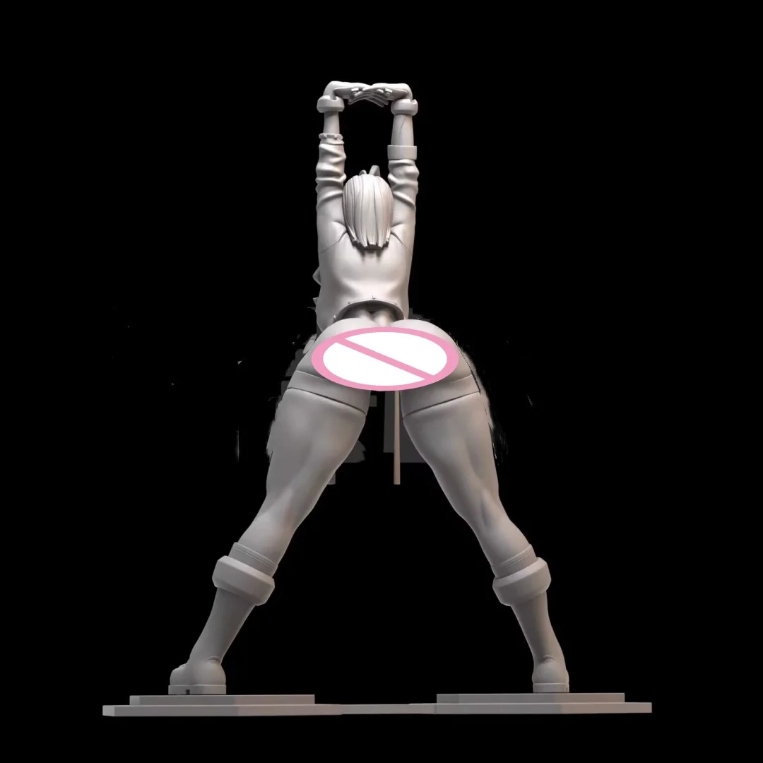 Harzfigur im Maßstab 1:24, Aufwärmungsversion von Jamie White Nsfw, Modellbausatz zum Zusammenbauen, unmontiertes und unbemaltes 3D-Druckspielzeug