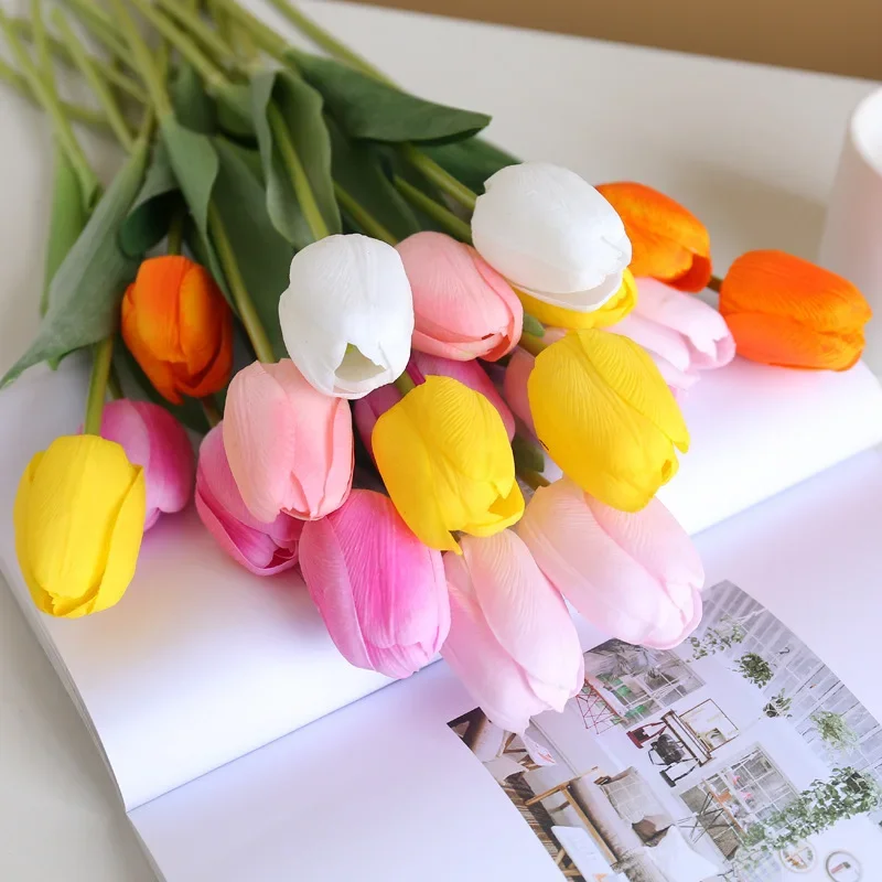 47CM Artificial Flower Moisturizing Big Branch Silk Flower Home Living Room Decoration Ornament Fake Flower