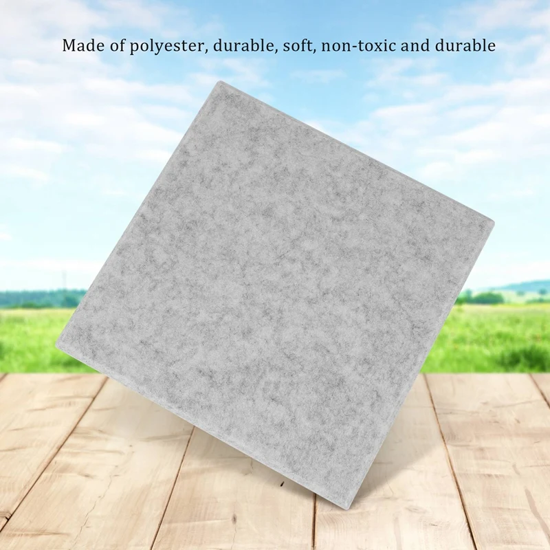 Smart-6PCS Acoustic Absorption Panel 12 Inch X 12 Inch X 0.4 Inch Sound Proof Padding For Echo Bass Isolation