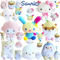 Sanrio Plush Hanging Doll Coin Purse Usahana Cogimyun My Sweet Piano Hummingmint Coro Coro Kuririn Satchel Bag Anime Toys Gift