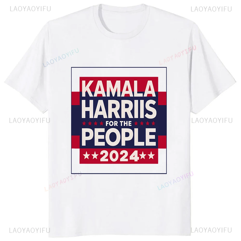 Kamala Harris 2024 for President Tshirt Harris Supporter He Jinli Printed Tees What Can Be Unburdened By What Has Been T Shirt