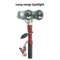 Hunting Flashlight High Power led Flashlight 3000m Long Range Torchlight Fishing Portable Torch 200w Searchlight 12v Spotlight