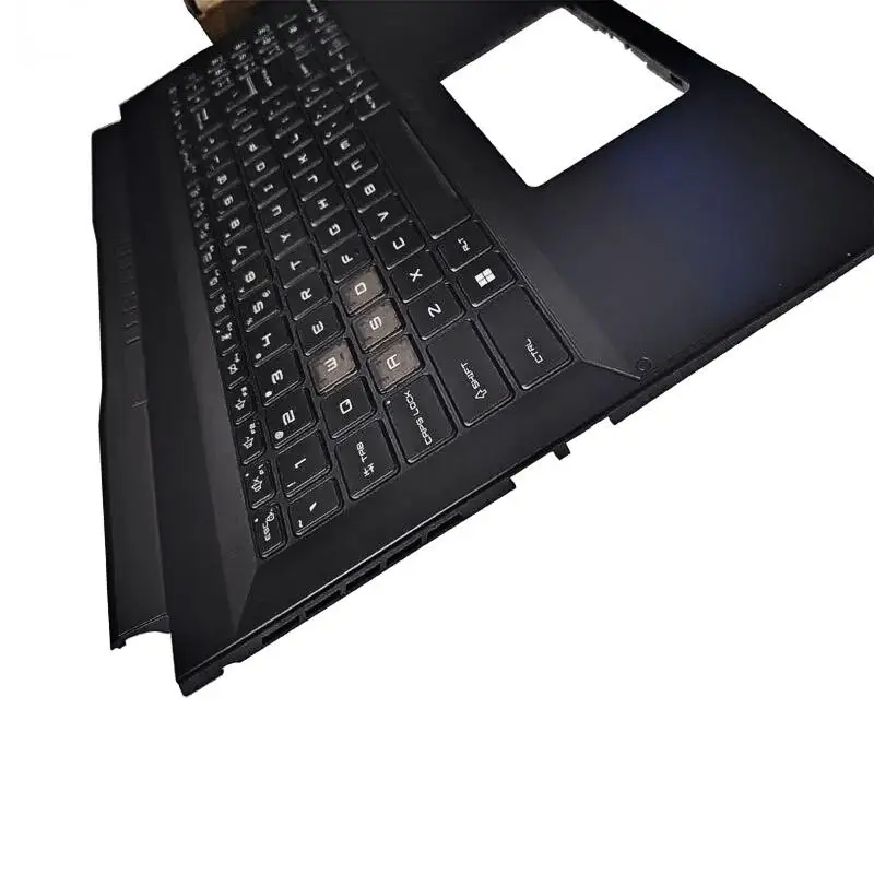 

New For MSI Katana 15 B13v MS-1585 Palmrest Upper Case US Keyboard With RGB Backlit