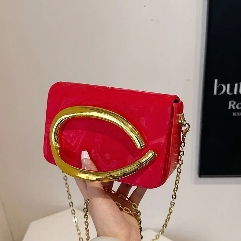 

2025 Fashion Classic Round Box Bag - Women's Retro Versatile, Chain Strap, Handheld/Shoulder, Evening Crossbody