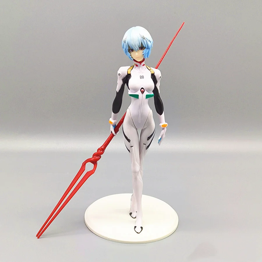 23CM 2023 New Anime NEON GENESIS EVANGELION EVA Ayanami Rei kawaii figure PVC model toys doll collect ornaments gifts