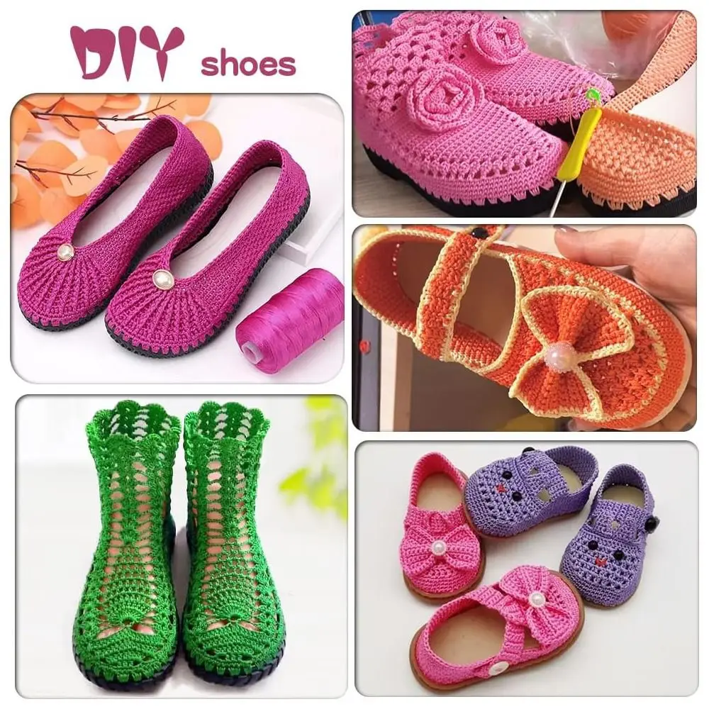 Sommerliches, leichtes Eisbaumwoll-Seidengarn zum Häkeln für DIY-Bastelarbeiten, Taschen, Hüte, Schuhe, Polypropylen-Garn, Häkelgarn, Kordel, 1,5 mm, 200 m – Detail 8
