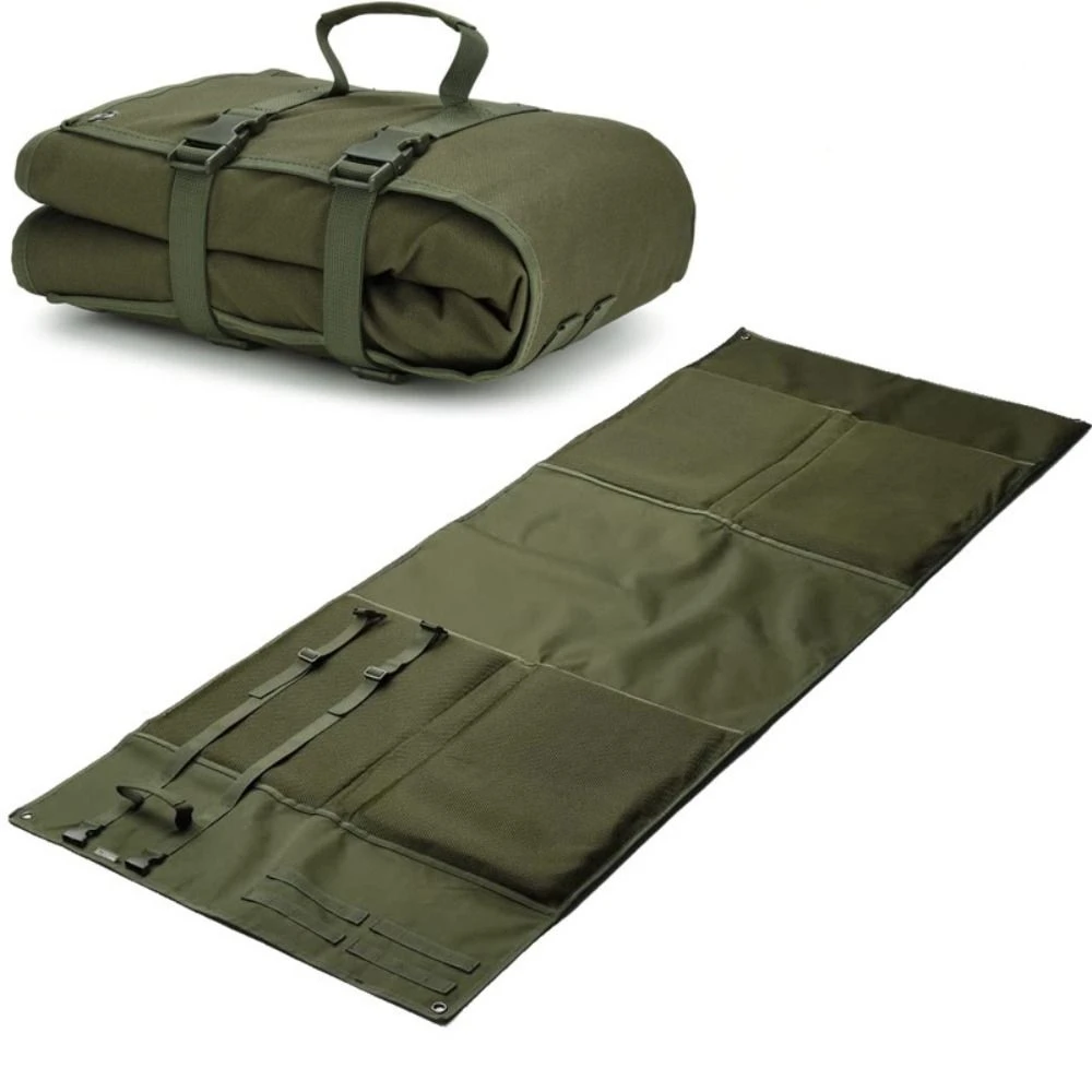 

Folding Oxford Cloth Outdoor Camping Mat Molle EDC Thickened Picnic Mat Multifunction Waterproof Outdoor Rest Mat Hiking