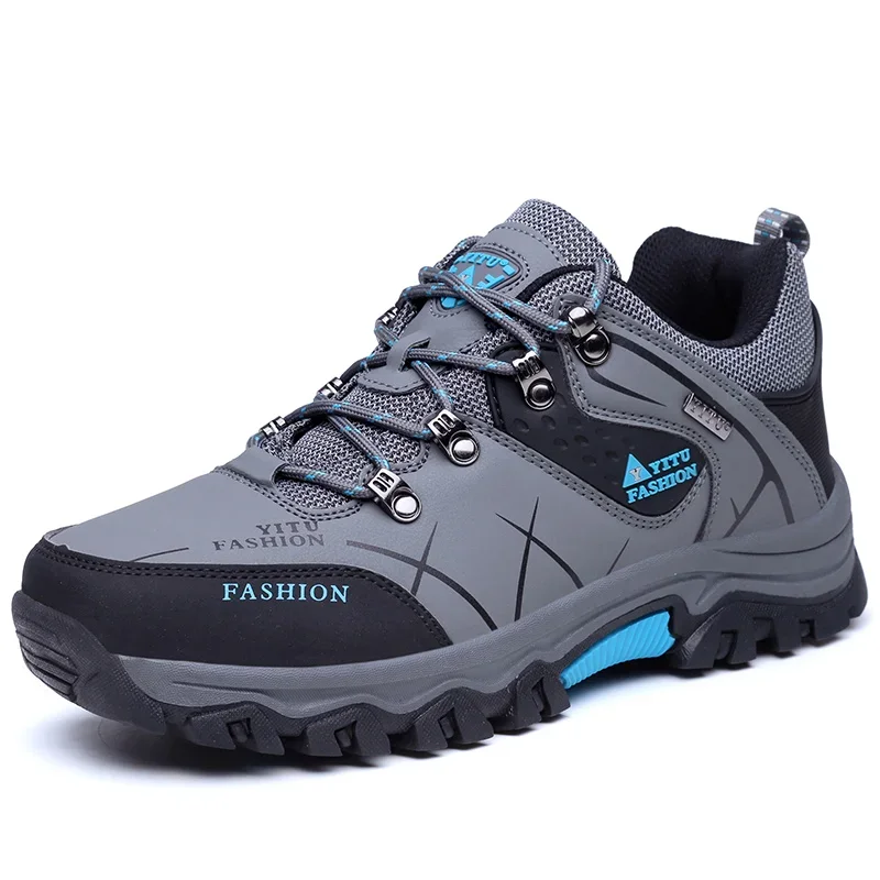 Autumn and Winter Outdoor Waterproof Tourism Shoes Men\'s hiking and off-road hiking shoes