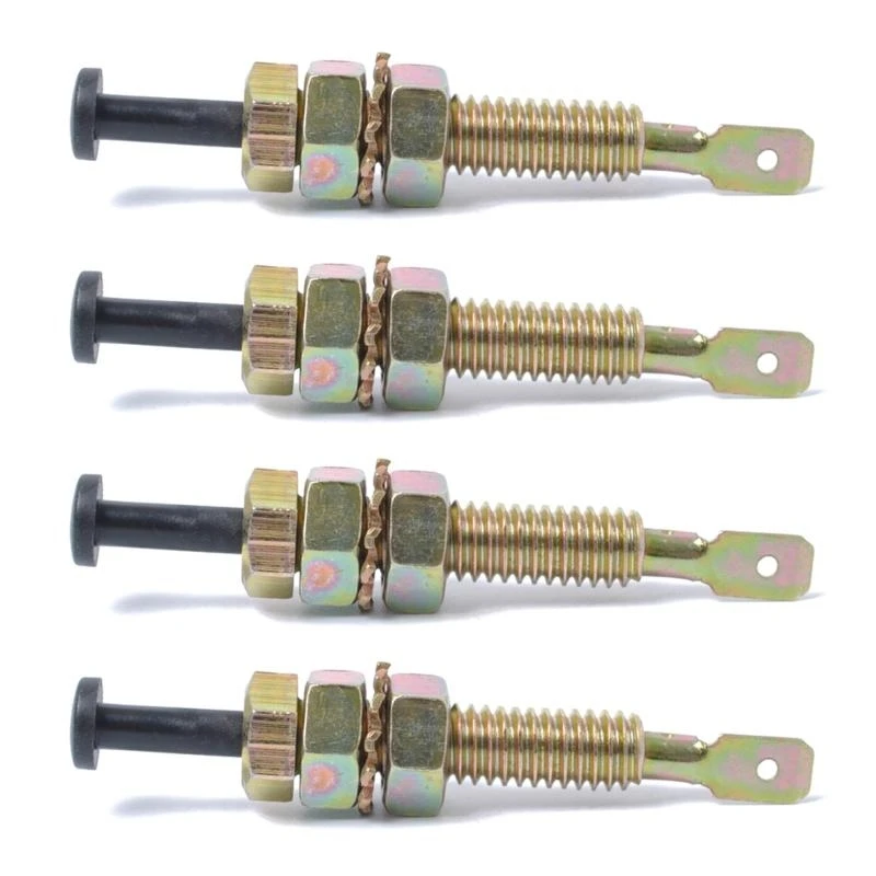 Door Pin Switch Car AutoTrunk Alarm Security Hood On Offs Momentary Universal Adjustable Bonnets Light Hood Screw 