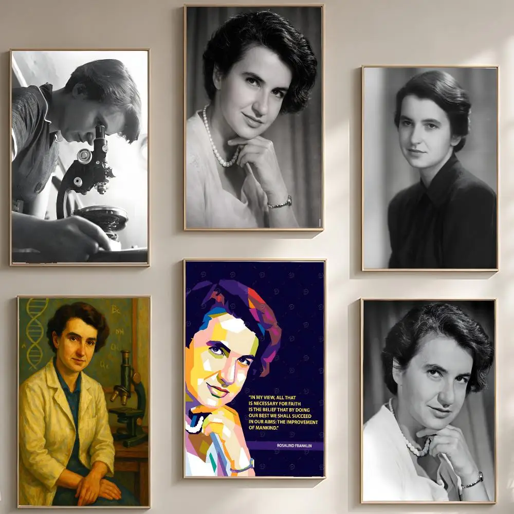 scientist historicalfigure R‑Rosalind Franklin Poster Stylish Home Interior Art & Beautiful Room Decoration
