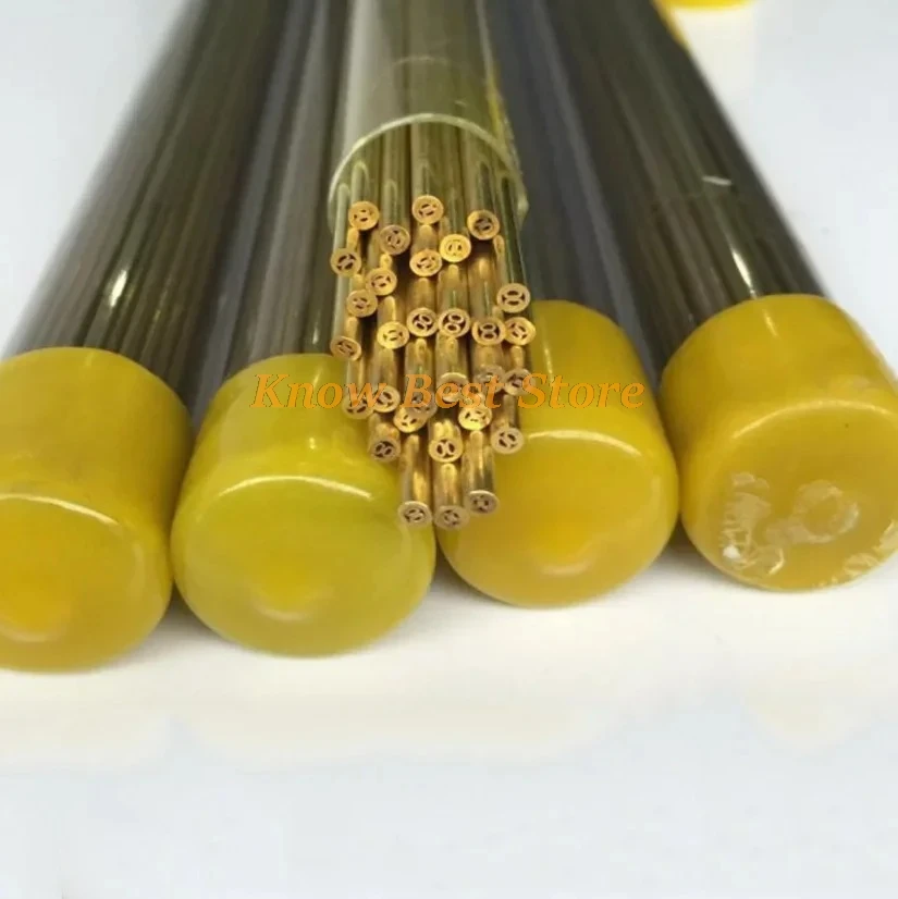 1.0mm -3.0mm Length 400mm,  Hot Selling Porous Brass Electrode Tube Diameter Used in WEDM Drilling Machine