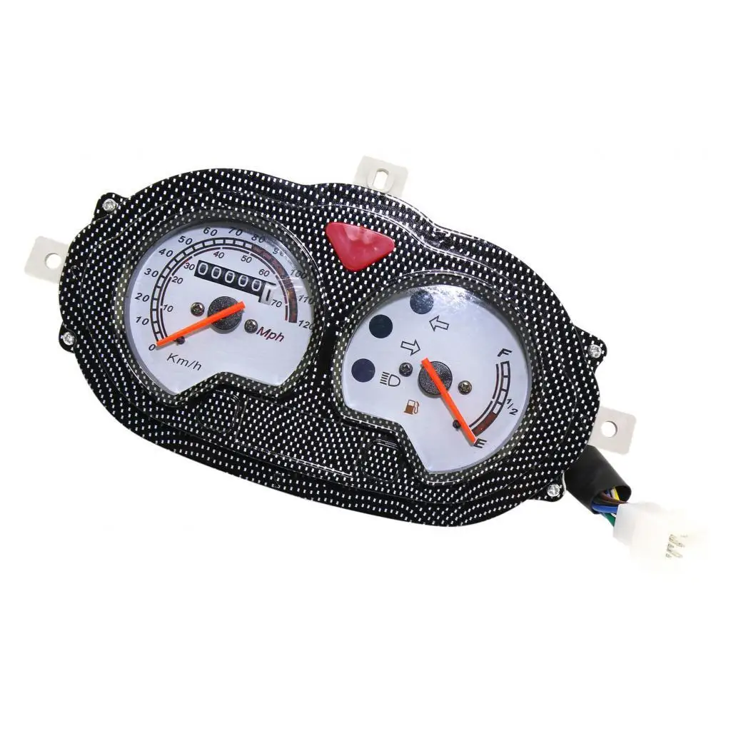 MPH Speedometer Gas Instrument for ATV Moped Scooter Motorcycle 500cc 125cc