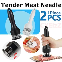 1pc/2pcs Meat Tenderizer Hammer Stainless Steel Steak Loose Meat Needle For Beef Chicken Steak Pork Fish Kitchen Accessories