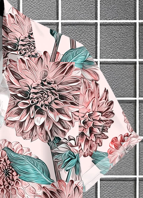 Summer Fashion Mens Hawaiian Shirts Short Sleeve Button Coconut Tree Printed Casual Beach Aloha Shirt Plus Size 5XL Hombre Ropa