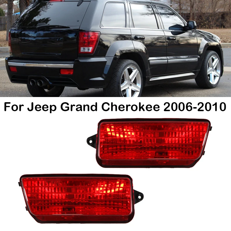 

Car Rear Bumper Light Tail Brake Warning Reflector Lamp For Jeep Grand Cherokee 2006 2007 2008 2009 2010 55156102AA 55156103AA