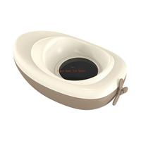 J0PF Baby Bath Thermometers With Large Display 3 Color Alert For Water Temperature Monitoring