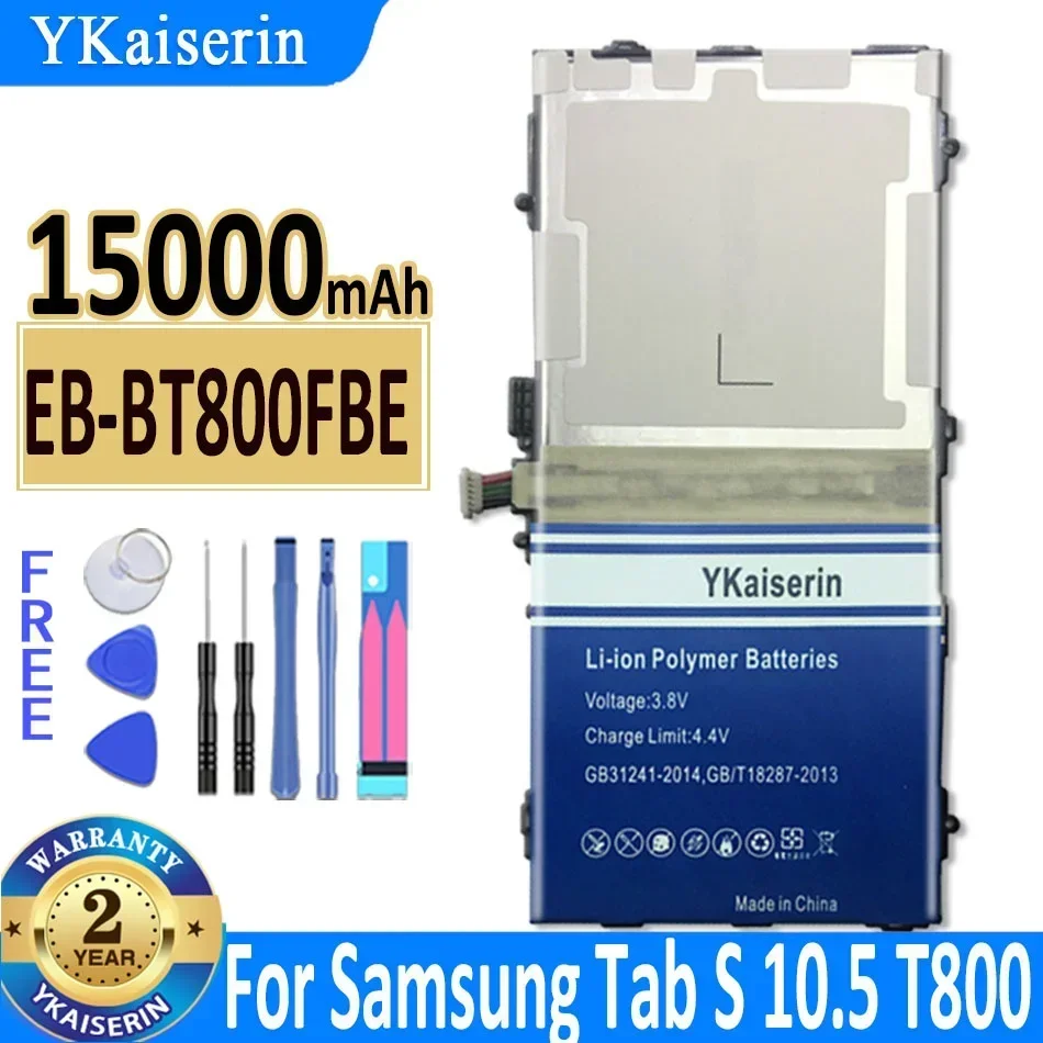 

YKaiserin EB-BT800FBE EB-BT800FBU/FBC Аккумулятор для Samsung Galaxy Tab S 10,5 SM-T805C/T800/T801/T805/T807 Аккумуляторы Гарантия НО