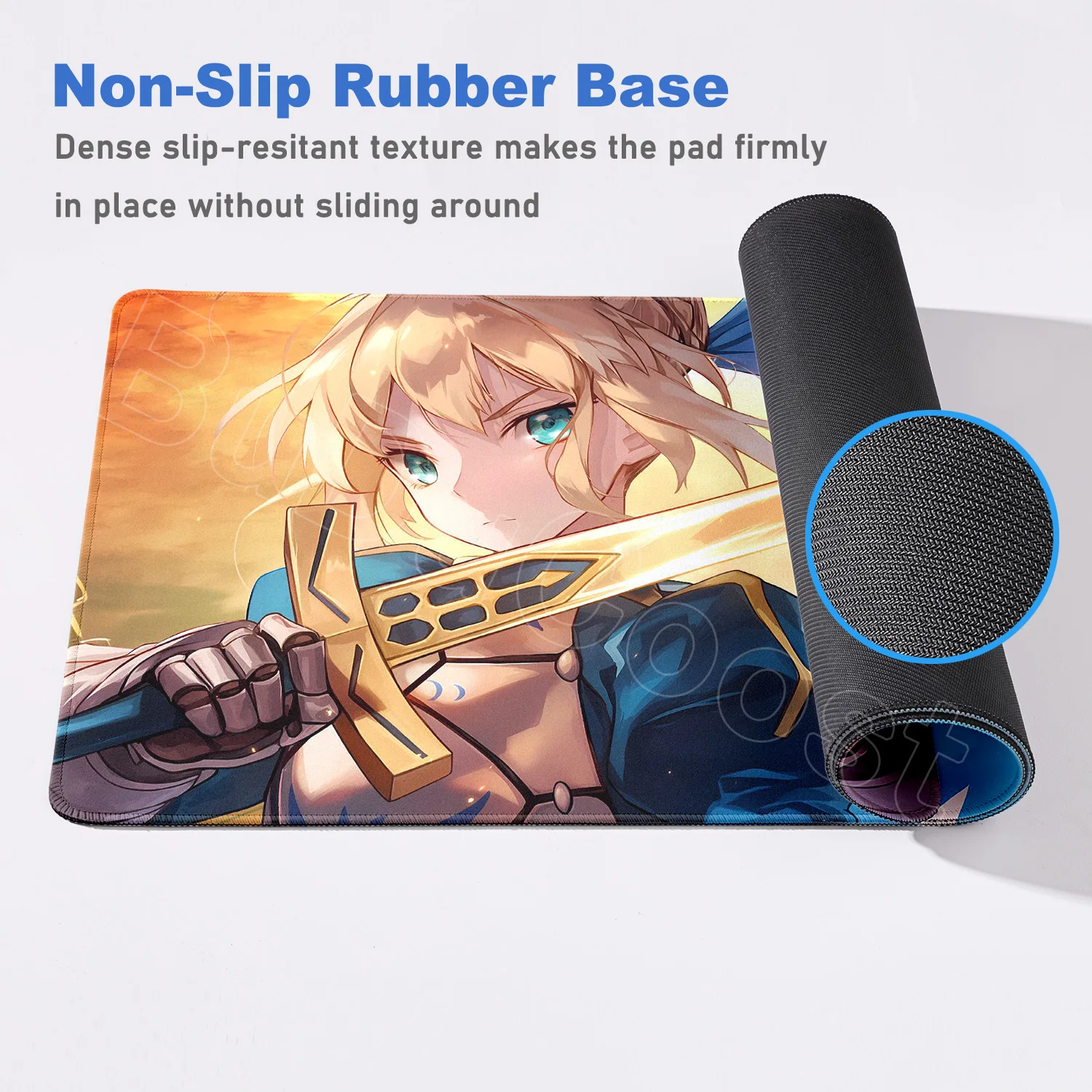 جديد HD الطباعة ماوس الوسادة أنيمي مصير صابر ألتر لوحة المفاتيح الكمبيوتر المحمول السجاد ملحق الكمبيوتر الكمبيوتر الألعاب ماوس الوسادة كبيرة مكتب حصيرة