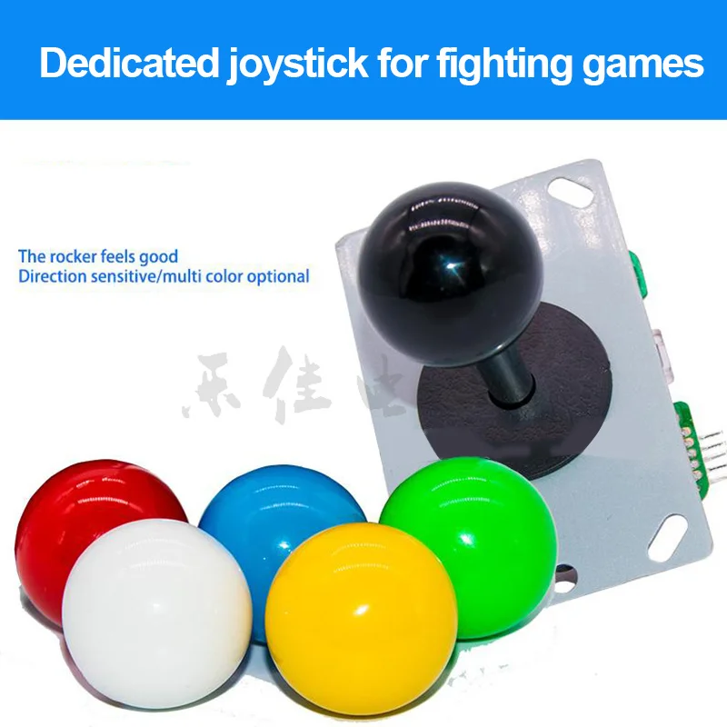 Game machine Rocker Ball joint Polychrome Crystal ball 40mm Plating color 35mm Coin operated game machine Accessories