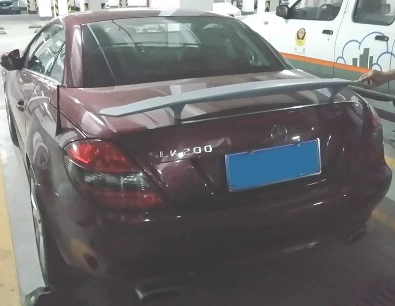 Mercedes R171 R172 ABS Plastic Unpainted Rear Spoiler Wing for Benz SLK Class 2006- 2013 SLK200 SLK280 SLK300 SLK350