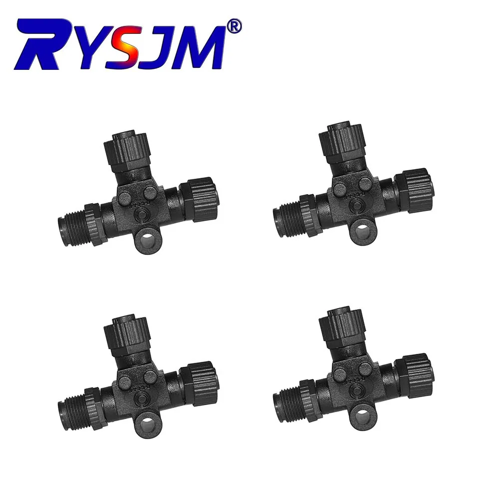 kit-inicial-nmea-2000-a-prova-d'Agua-ip67-com-conectores-t-de-1-2-4-portas-e-conversor-de-fiacao
