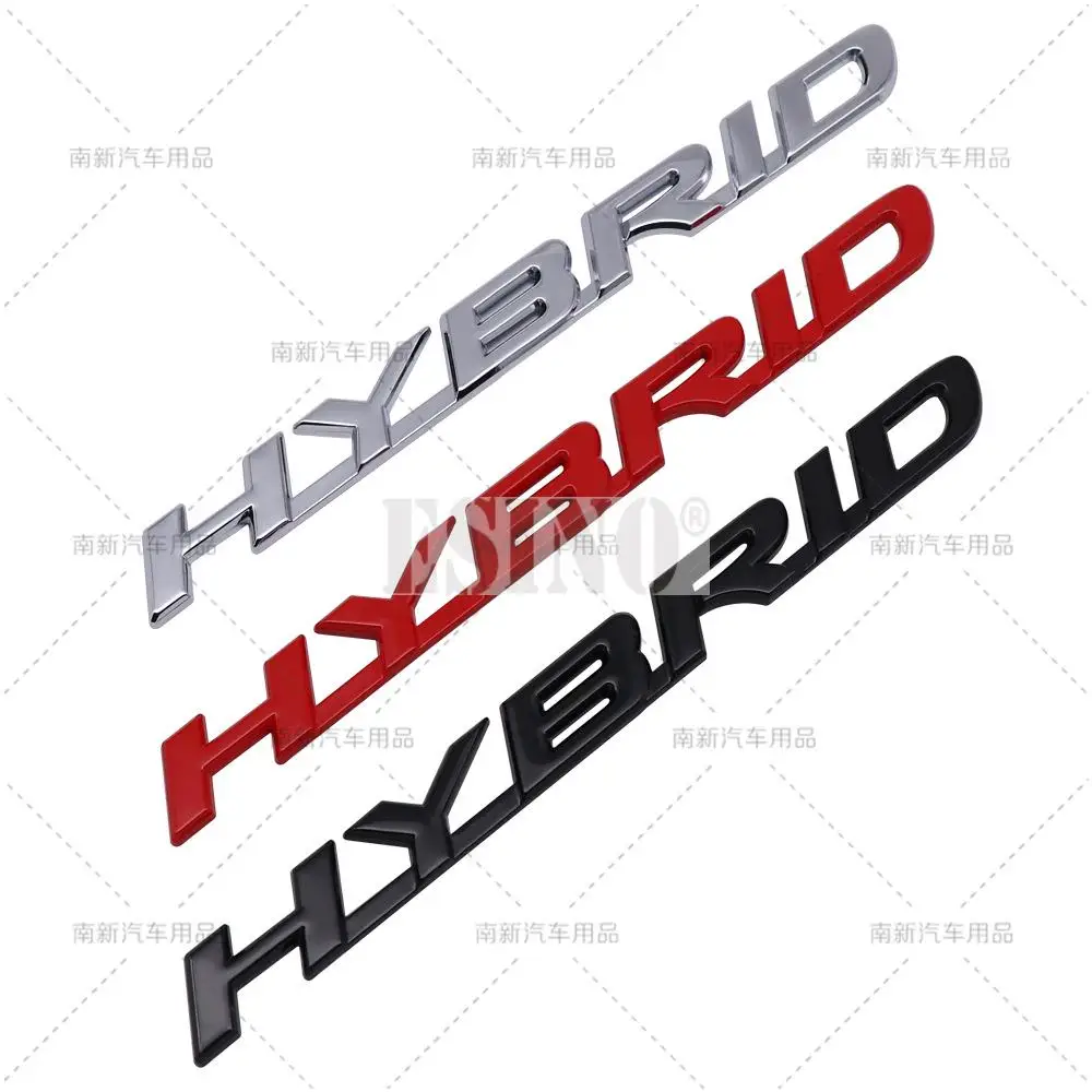 New 3D Hybrid Metal Adhesive Emblem Car Trunk Badge Fender Sticker Body Decal for Lexus ES300h IS300h LS500h RX 450h