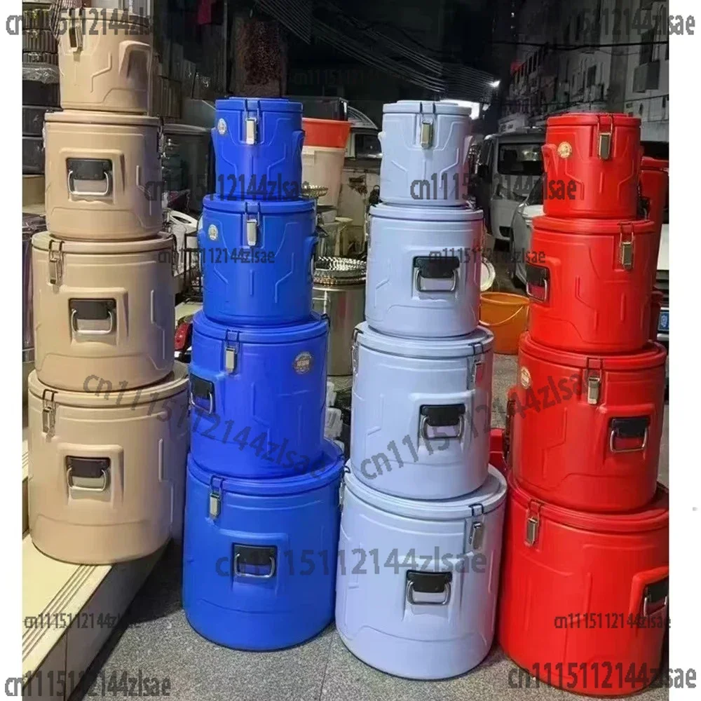 Large capacity model food warmer promotional style strong refrigerator 5-piece set round refrigerator set to keep hot and cold