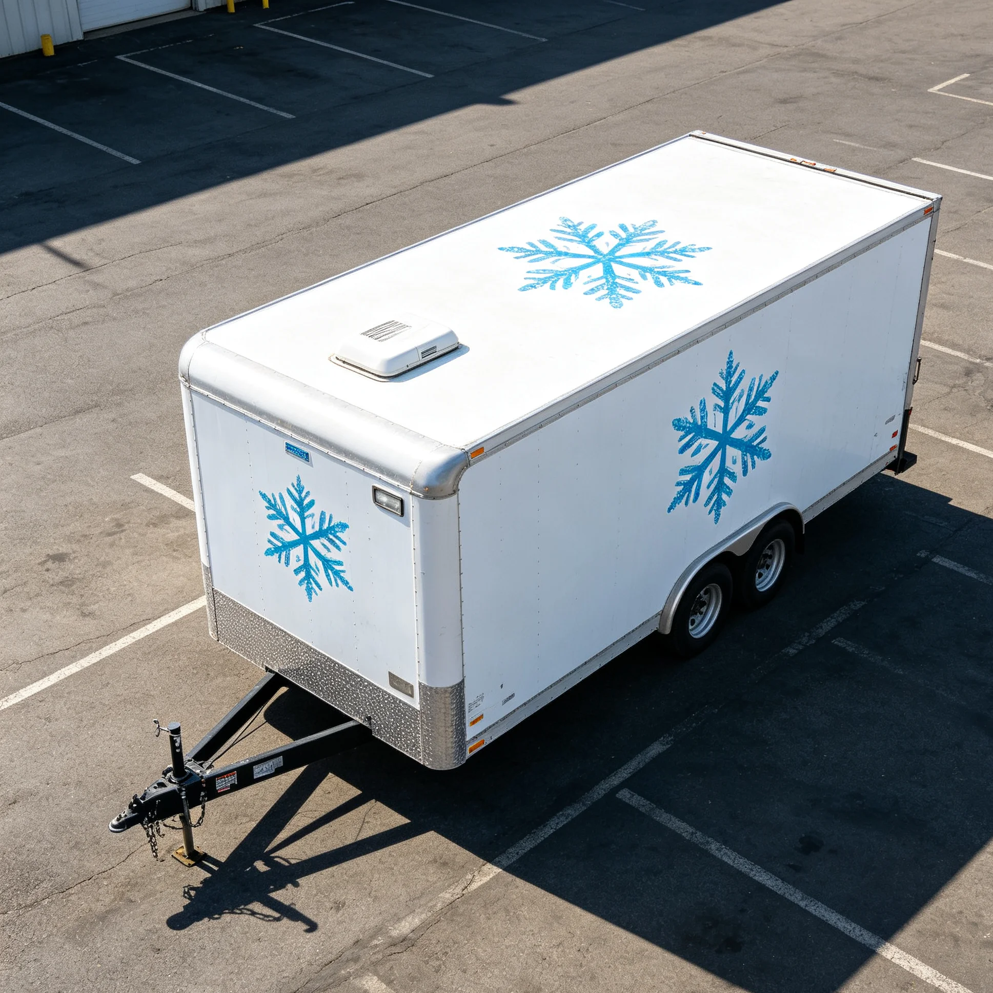 Outdoor Chinese Custom Unique Design Mobile Factory Meat And Beverage Refrigeration Chiller Trailer
