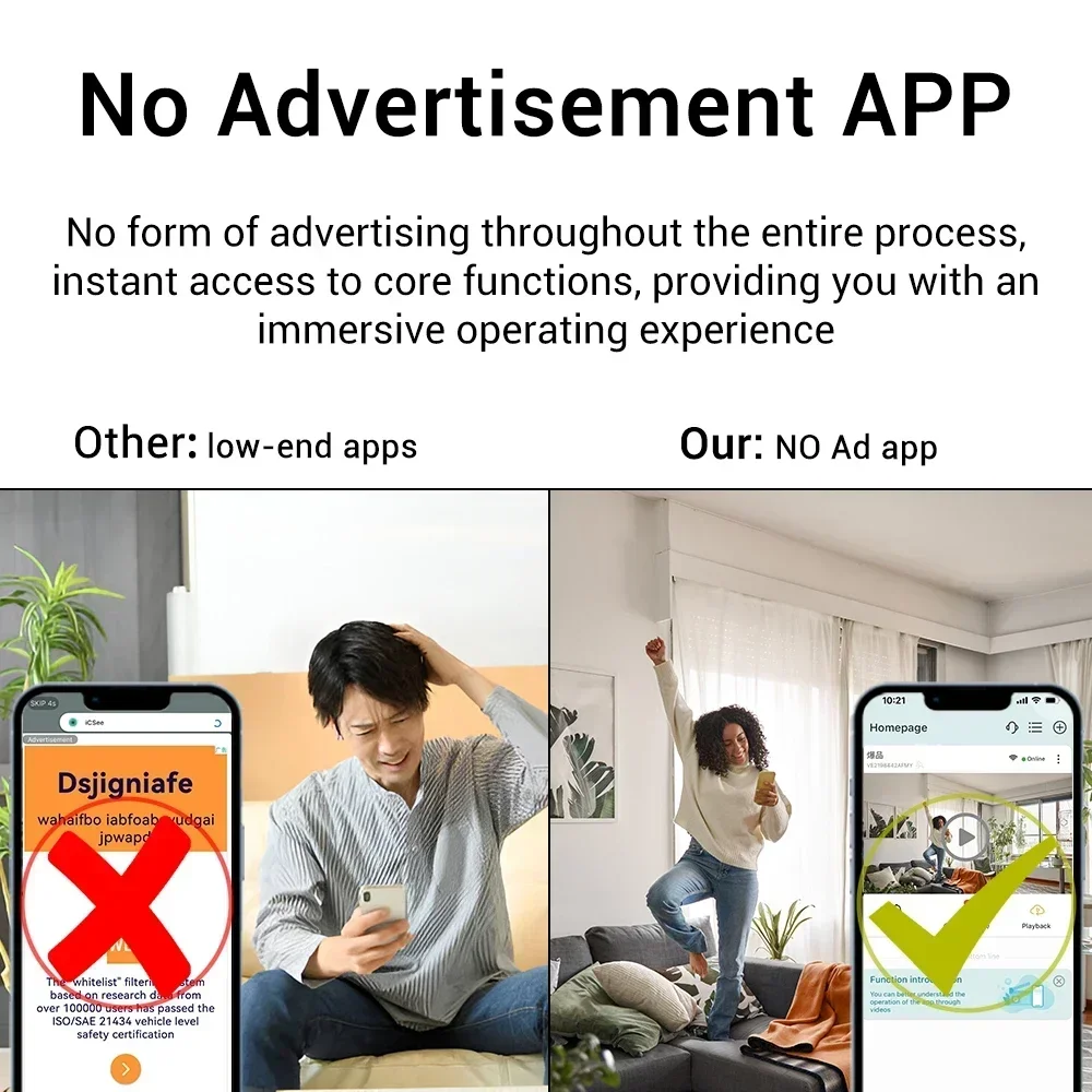 5MP HD PTZ Camera WiFi Wireless 4X Zoom Intelligent Color Night Vision Security Surveillance Humanoid Tracking O-Kam APP Alarm