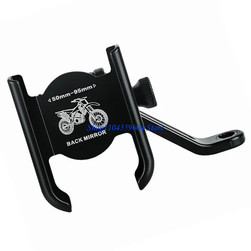 

12QM 360 Degree Rotating Bike Phone Bracket With Anti Shake Design For Easy Viewing