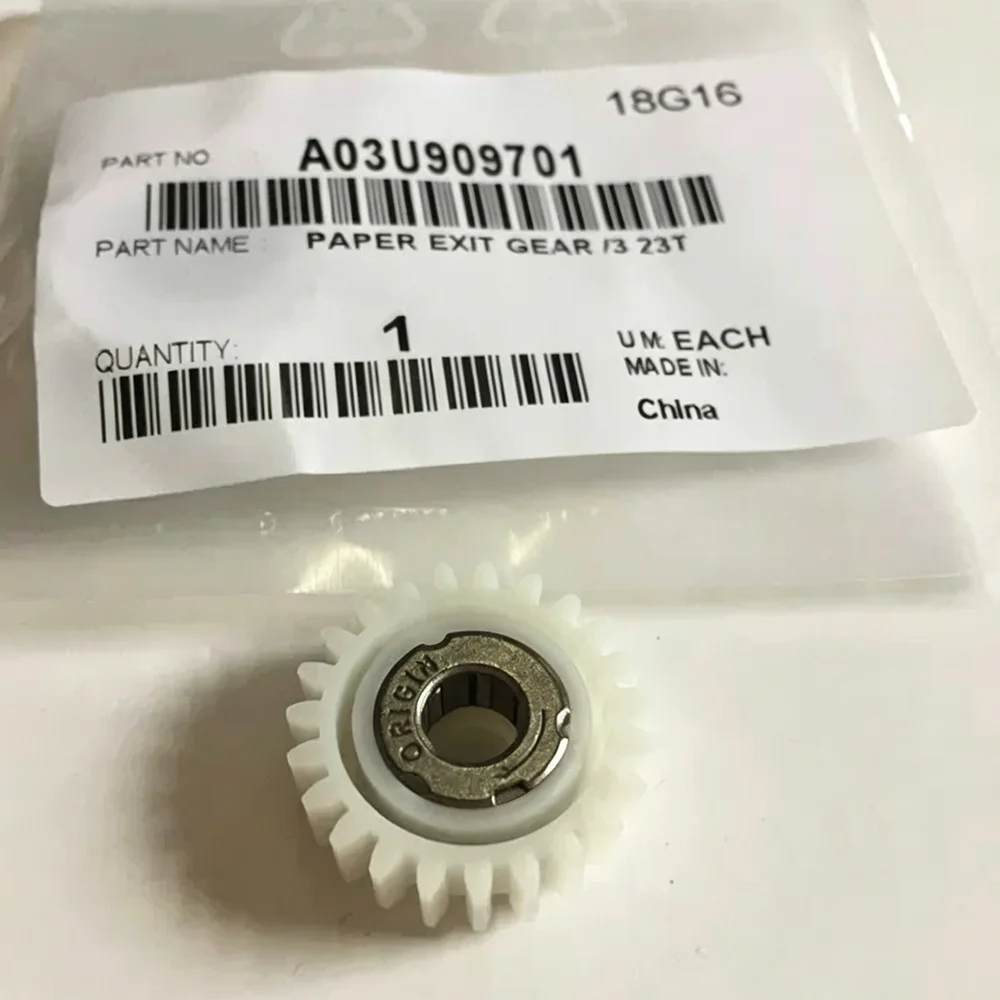 A03U909701 Original Paper Exit Gear 3/ 23T for Konica Minolta Bizhub Press C6000 C7000 Pro C5500 C5501 C6500 C6501