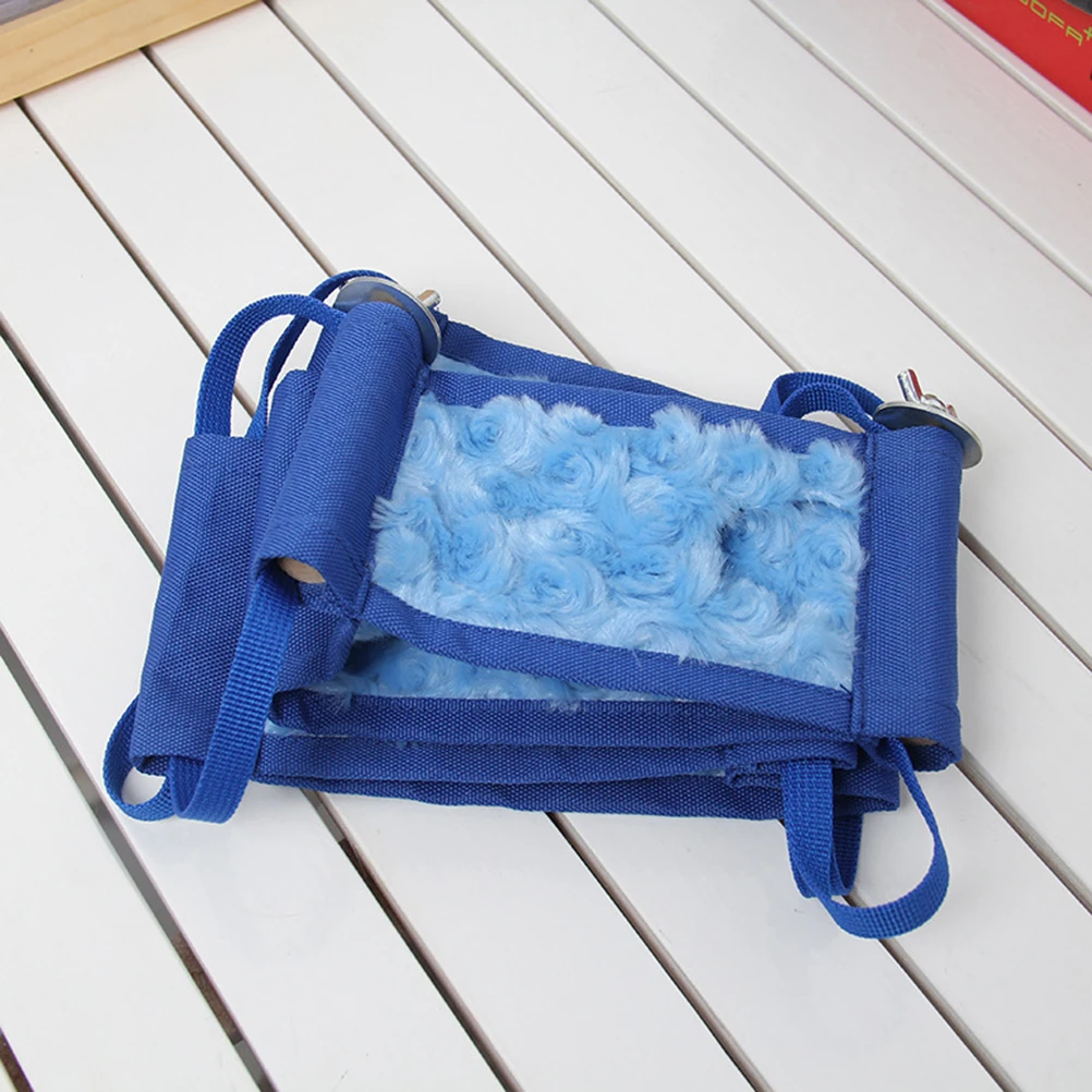 

Pet Cage Hammock Blue Hammocks Habitat Small Hanging Bed Hamster Multi-layer Canary