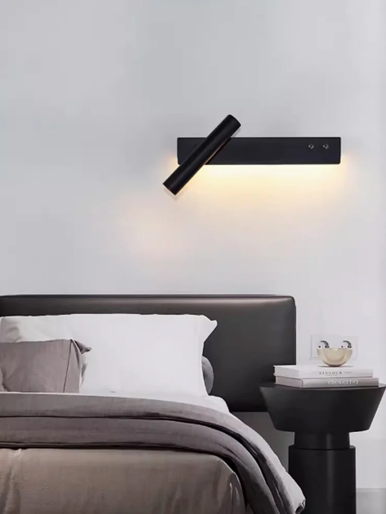 Tête de lit rotative minimaliste pour chambre à coucher, budgétaire mural créatif pour couloir, salon, hôtel moderne, décoration de lecture