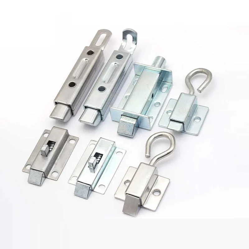 1PCS DK634 Pull Ring Latch Lock Industrial Cabinet Door Spring Latch Iron Switch Cabinet Buckle Push-pull Impact Door Lock
