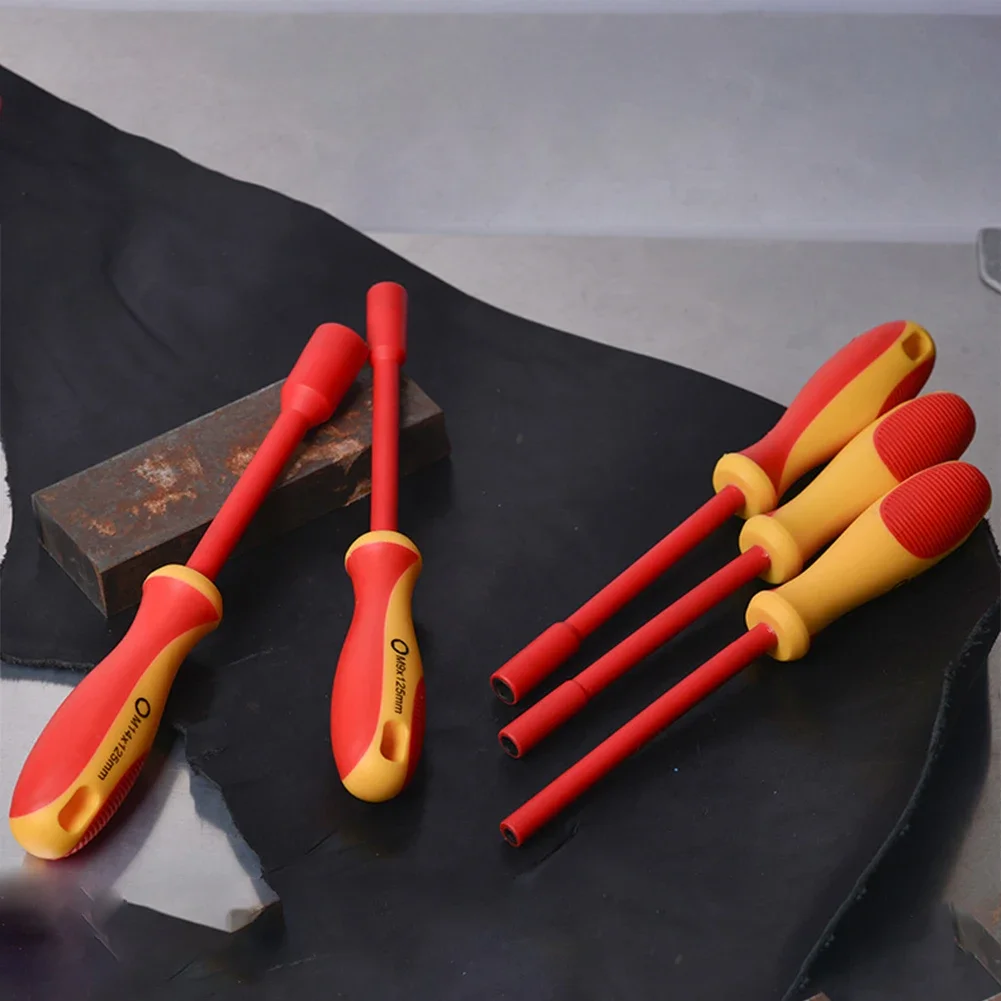 

Предотвращение поражения электрическим током 1000 В Изоляционные инструменты Изолированный торцевой ключ Устойчивость к высокому напряжению Несколько размеров на выбор