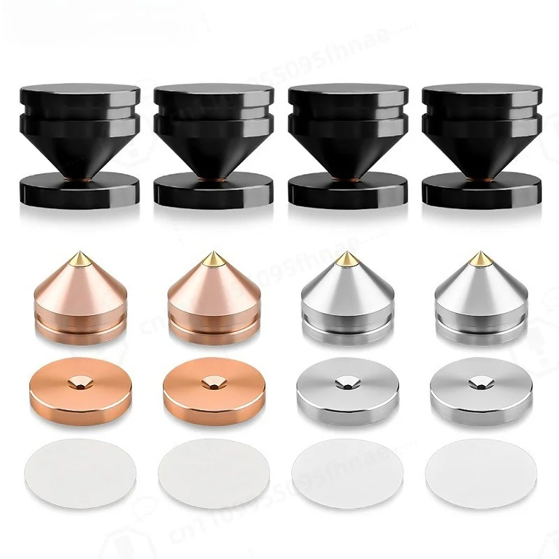 aluminum-shock-absorbing-speaker-feet-pads-anti-slip-vibration-isolation-spikes-for-tube-amplifier-speaker-stand-20-23mm