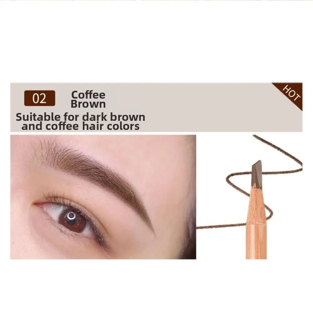 Nuova penna per sopracciglia dura per microblading impermeabile facile da applicare Matita per potenziatori Sopracciglia naturali selvagge Tinta per sopracciglia Definitore Trucco