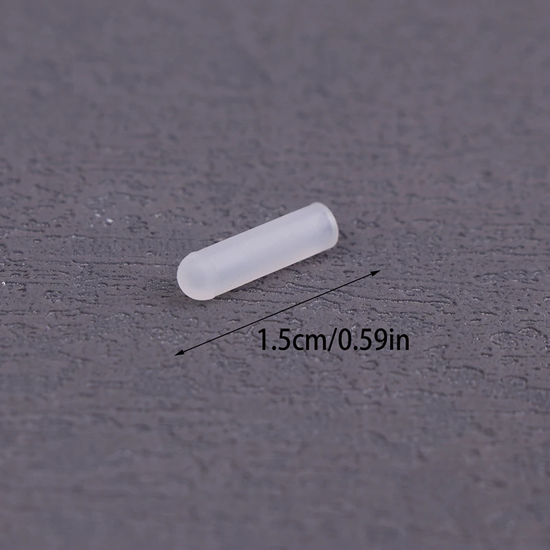 50 pz ago di erogazione copertura protettiva ago in Silicone copertura protettiva accessori elettronici siringa ago tappo in Silicone