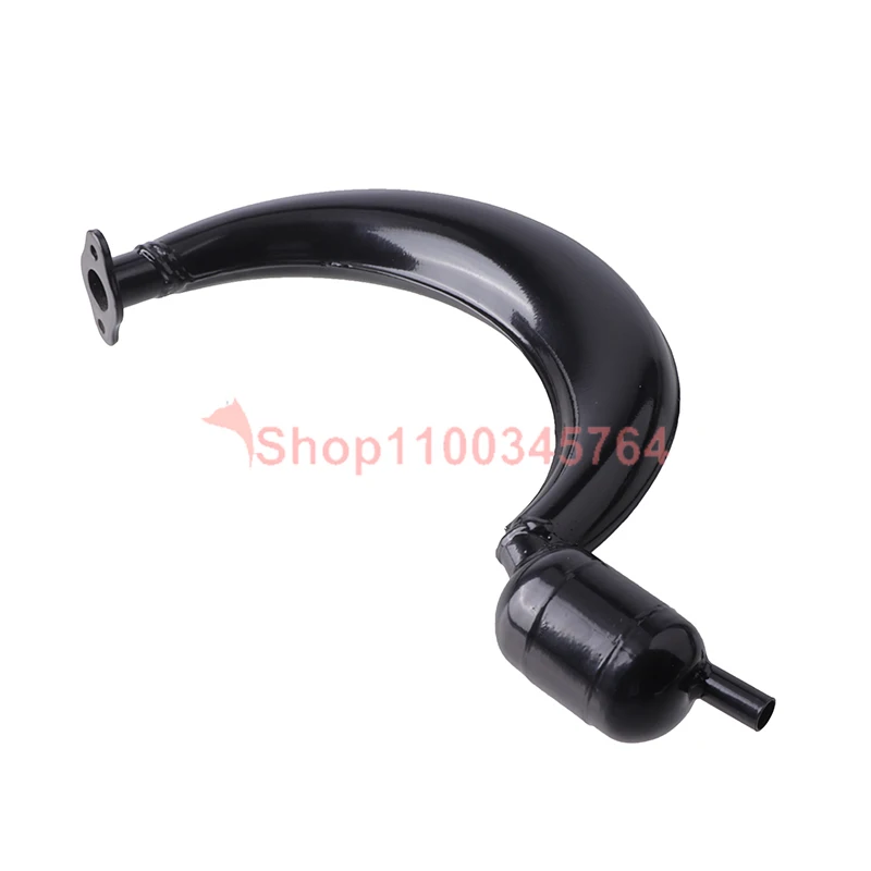 Banana tube silencer exhaust chamber silencer for 49cc 60cc 66cc 80cc 100cc 2 stroke gas engine electric bike