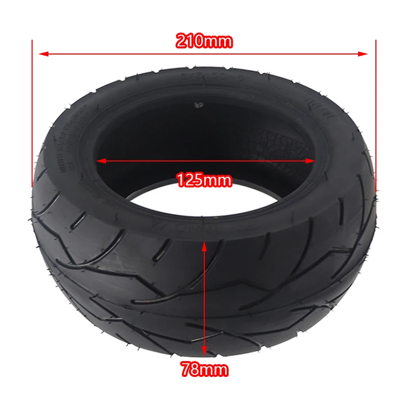 8x3.00-5 vacuum tire, 8-inch outer tire, 8x3.0 tubeless tire accessories for Kaabo Mantis 8 electric scooter